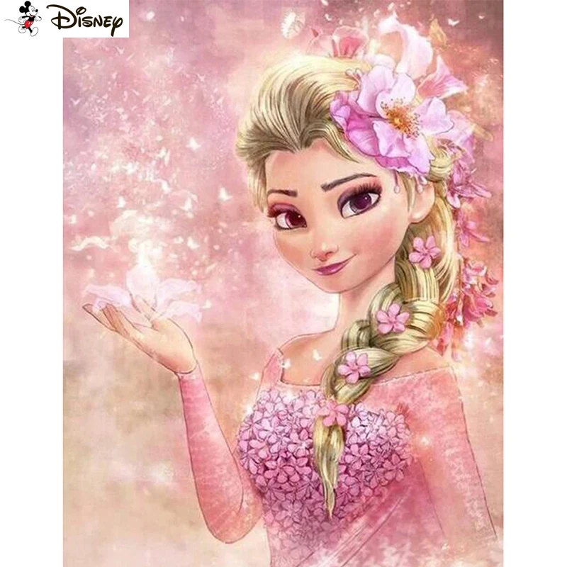 

Disney 5d Diamond Painting Cross Stitch "Frozen Princess elsa" Picture Of Rhinestone DIY Diamond Embroidery Home Decor A30279