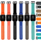 20 мм ремешок для часов силиконовый для Xiaomi для Huami для Amazfit Bip Lite спортивный ремешок для часов Quick Release для Samsung Galaxy Watch 20 мм