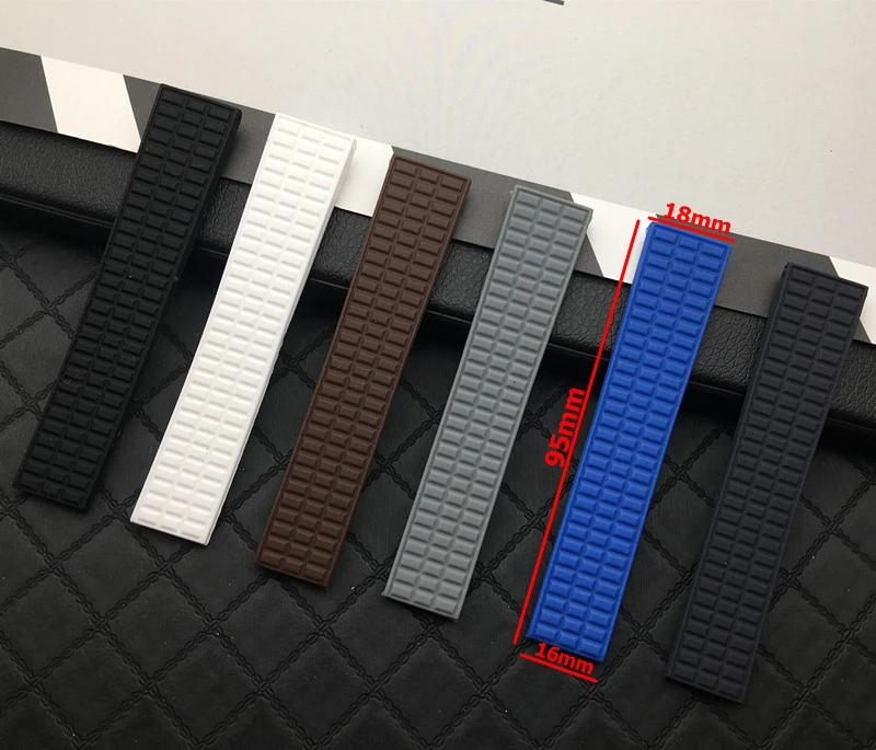 Элитный бренд 18 мм ремешок резиновый силиконовый чехол бампер с Ремешок для