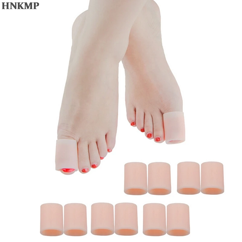 1 пара Ткань/Силиконовые пальцев на руках и ногах протектор разделитель для Ноги