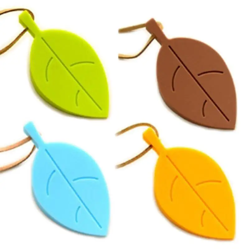 Новинка 1 шт. 4 цвета милый творчество с принтом в виде листьев Стиль ограничители