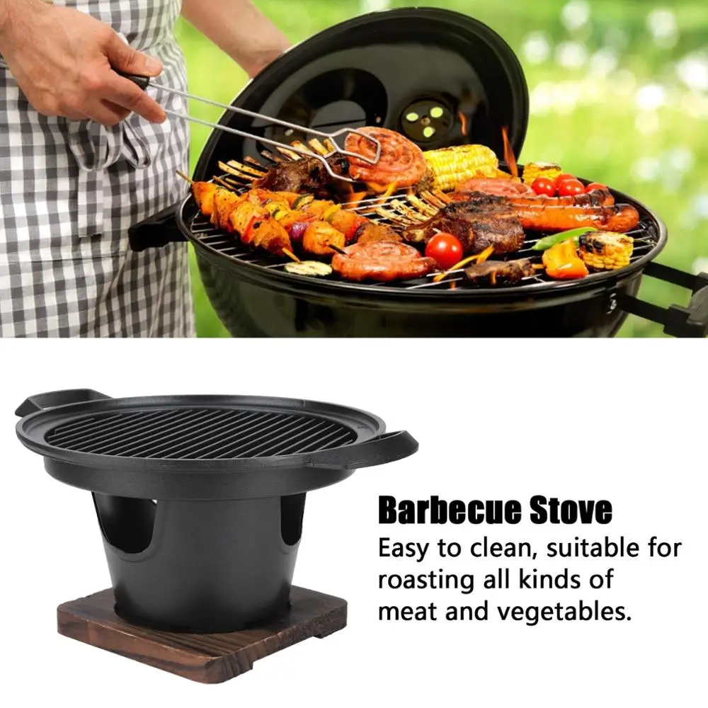 

BBQ Camping Grill Stove Household Portable Mini Smokeless Barbecue Grill Charcoal Stove BBQ Accessories
