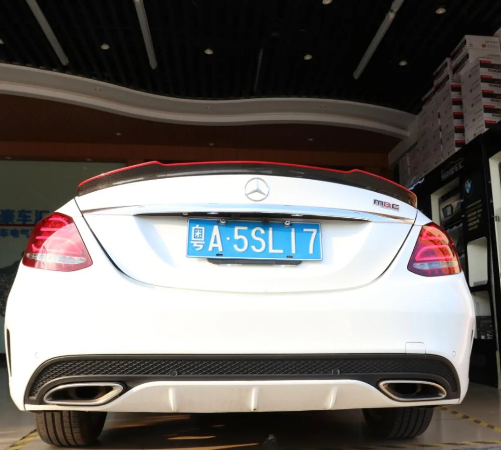 Автомобильное заднее крыло из углеродного волокна оформление заднего багажника