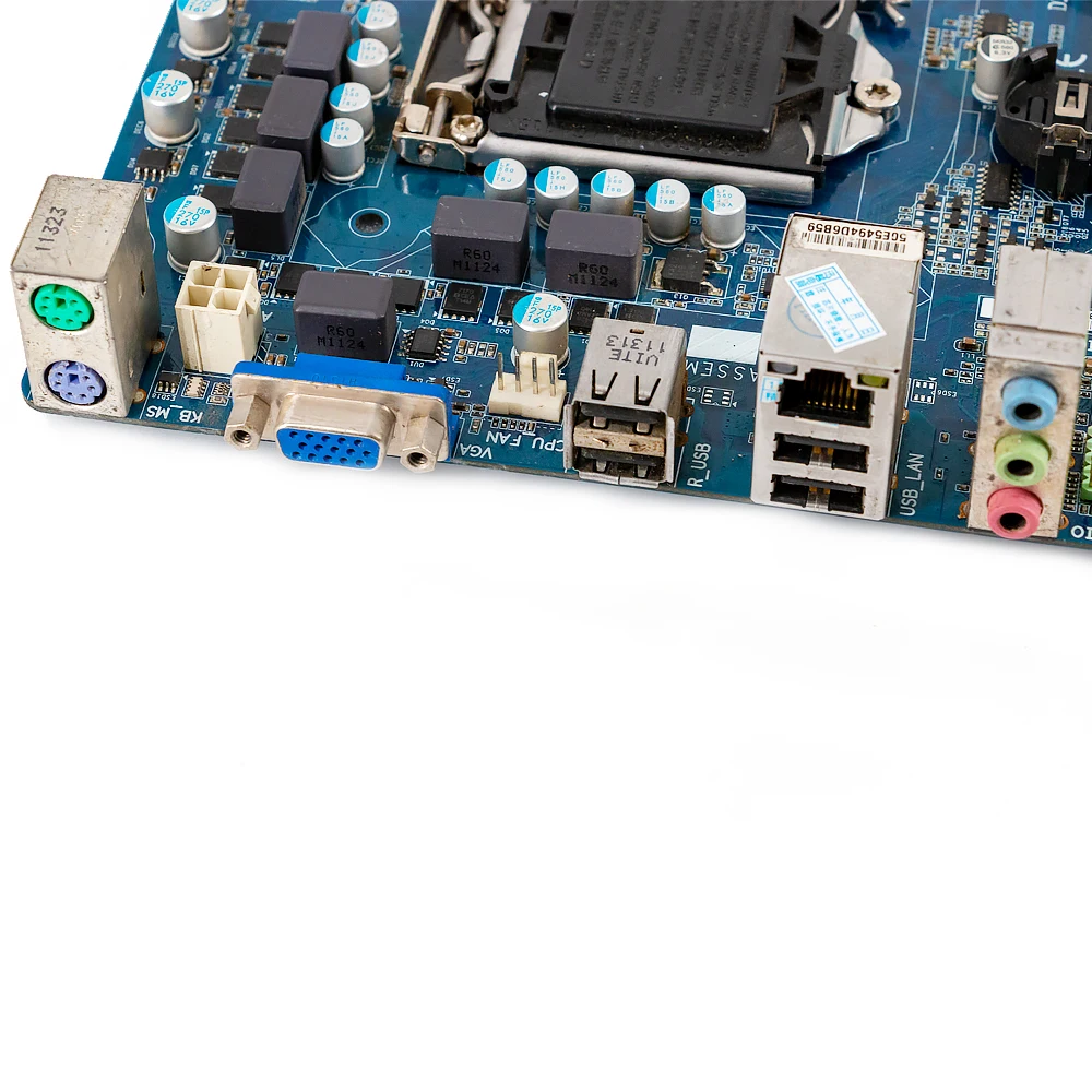 Gigabyte GA-H61M-DS2 настольная материнская плата H61 LGA 1155 для Core i3 i5 DDR3 16 Гб Micro-ATX H61M-DS2 б/у |