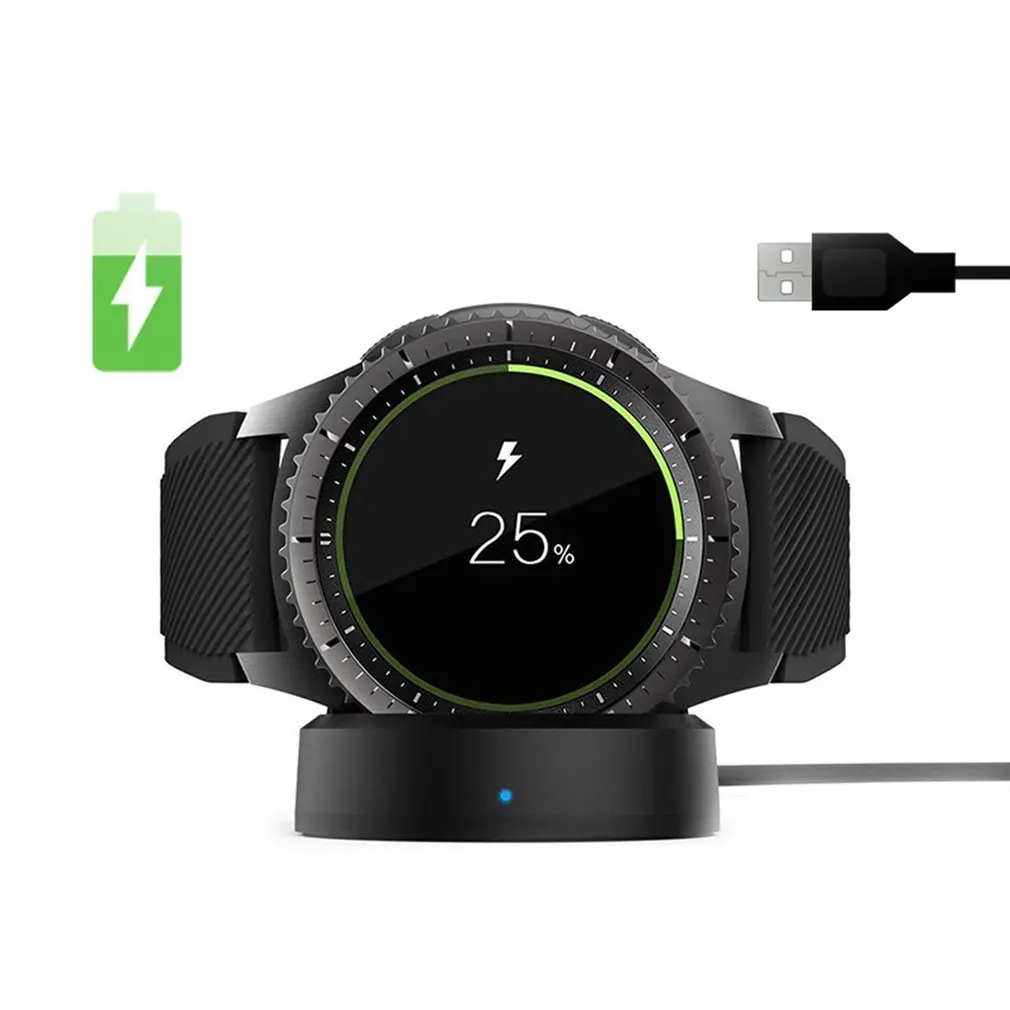 Беспроводное быстрое зарядное устройство для Samsung Gear S3/S2 портативное док-станция