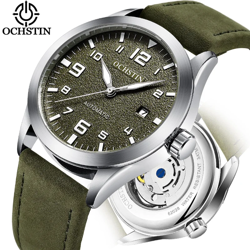 

Top Brand OCHSTIN Tourbillon Automatic Watch Men Waterproof Date Sport Men Leather Mechanical Wrist Watch Male Clock Fashion