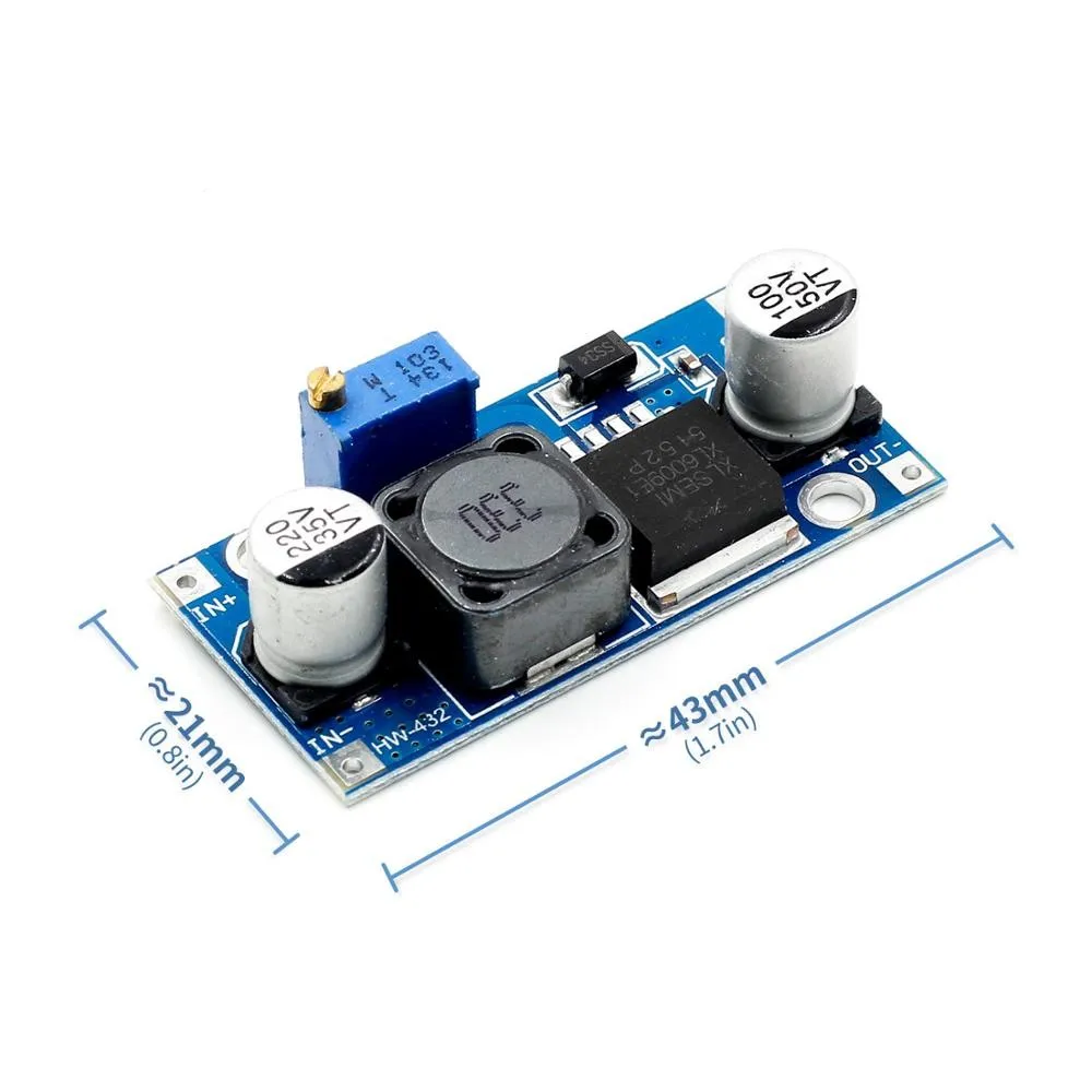 Модуль преобразователя питания постоянного тока 4A Max Step-up Boost XL6009 замена LM2577 1 шт. |