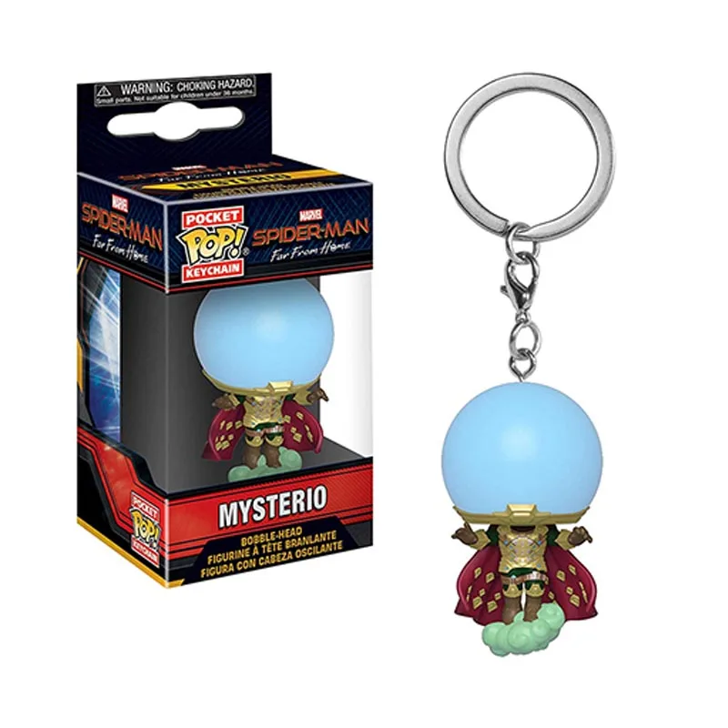 Funko Pop Marvel Человек-паук Mysterio экшн Человек-паук вдали от дома брелок игрушки