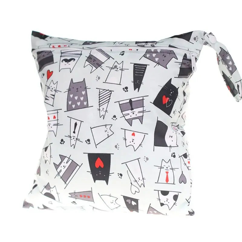 

Washable Baby Wet Dry Bag Reusable Waterproof Zip Nappy Pouch Swim Travel Bags hand washing air dry for travel