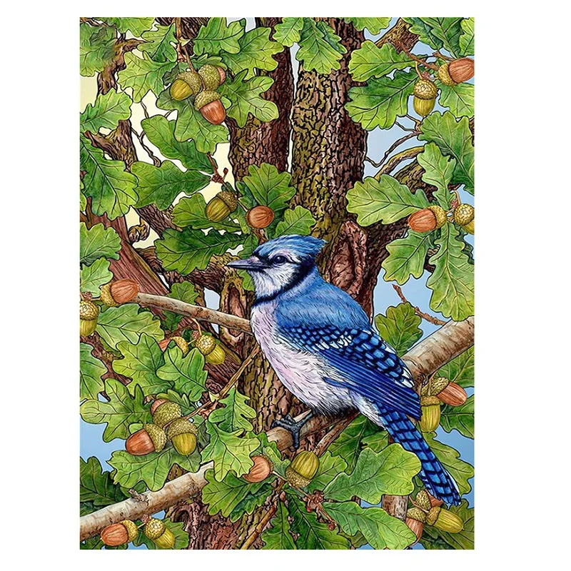 

CAMMITEVER Diamond Embroidery 5D DIY Diamond Painting Bird Branches Diamond Painting Cross Stitch Rhinestone Mosaic