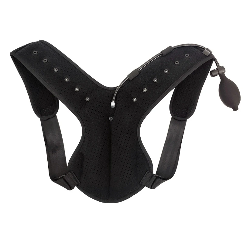

Back Shoulder Brace Inflatable Correction Belt Breathable Adjustable Hunchback Sitting Posture Corrector