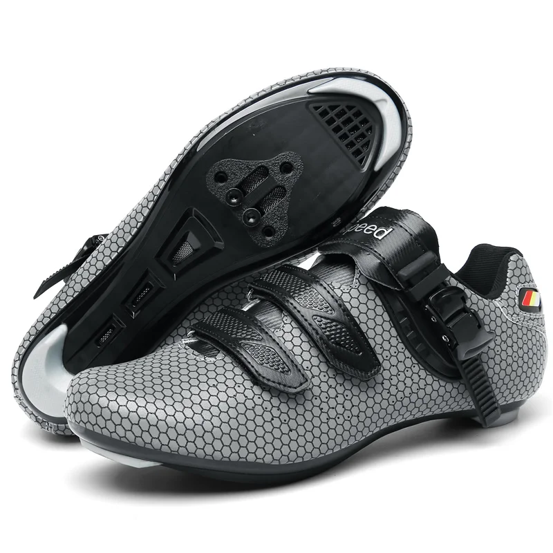 

Cycling shoes road Men's sneakers mtb bike spd Cleat flat shoes mtb Women bicycle Sneaker Reflective Road cycling footwear man
