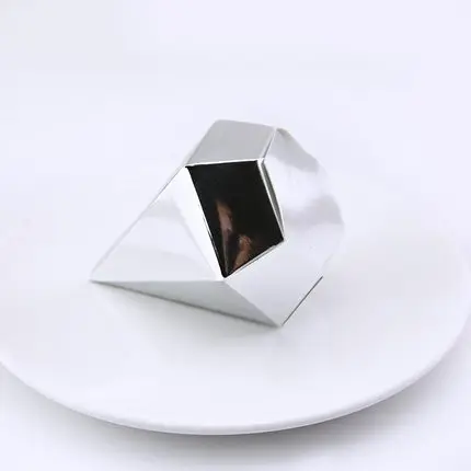 Алмазная Золотая свадебная коробка для конфет коробки подарков горячая