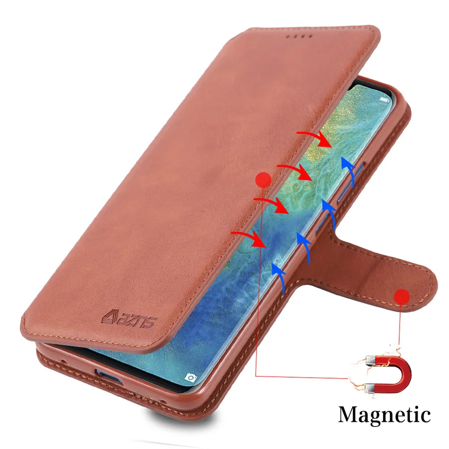 Кожаный флип чехол для Huawei P Smart Plus 2019 P30 P20 Mate 20 X Pro Lite Mate20 бумажник 10 с держателем