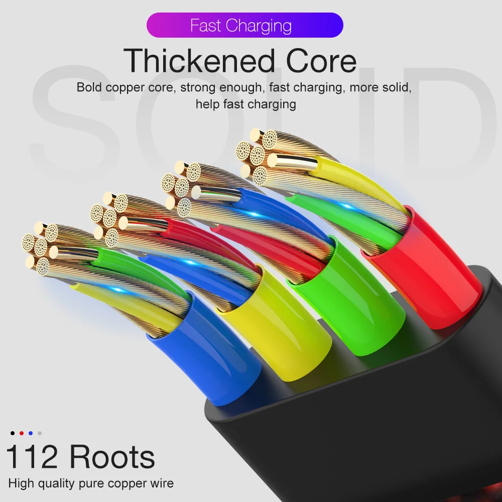 3 в 1 USB кабель для iPhone 11 Pro X Max 6 7 8 Plus Samsung S20 S10 Xiaomi mi 10 Note 9 Micro Type C зарядное устройство