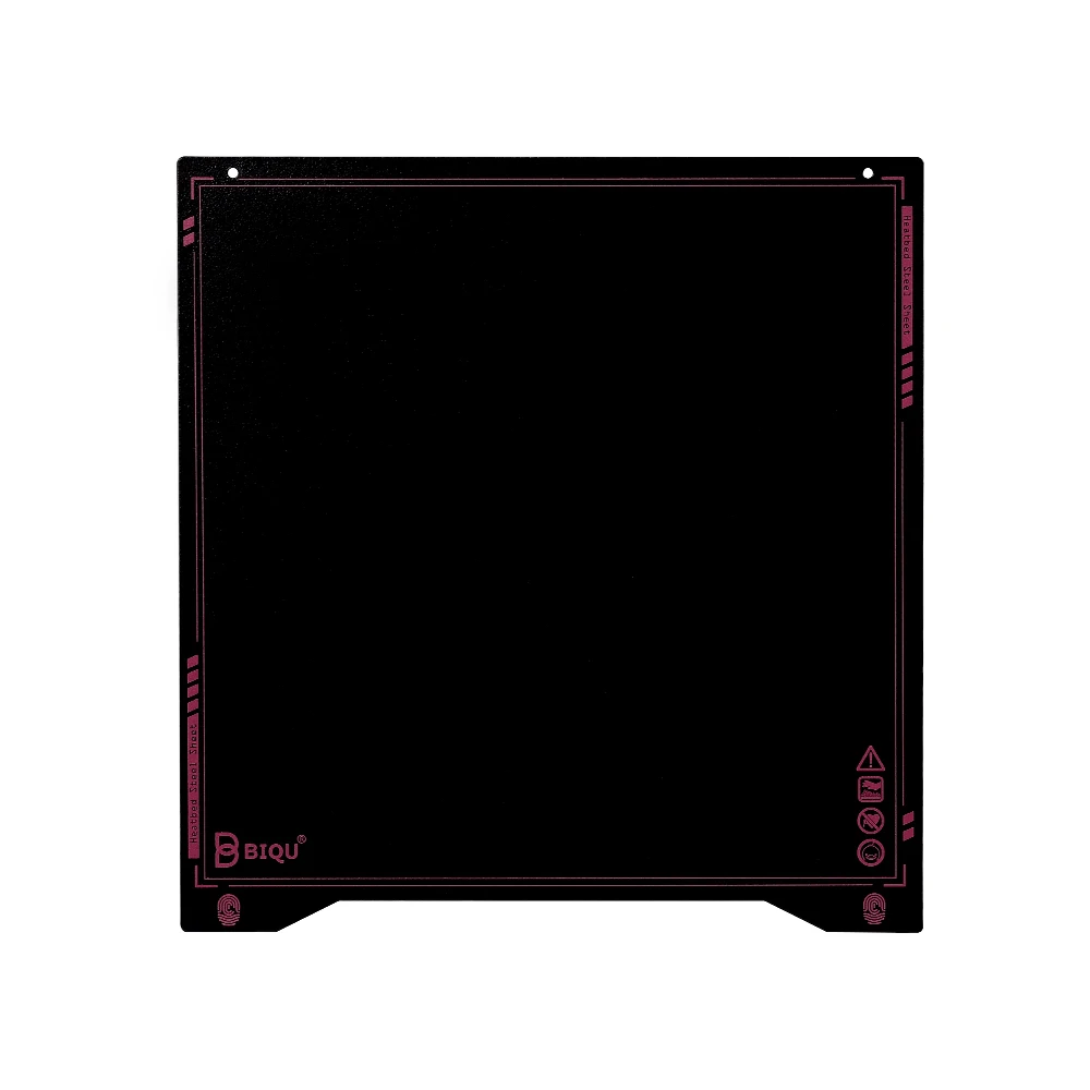biqu sss b1 super spring steel sheet magnetic heat bed 2352350 3mm square flex plate for b1 3d printer heatbed platform free global shipping