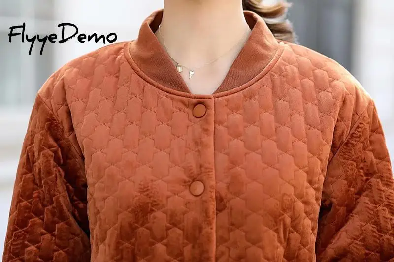 2022 New High Quality Women Coat Autumn Winter Fashion Casual Warm Velvet Parka European Windproof Long Big Size Women Jackets