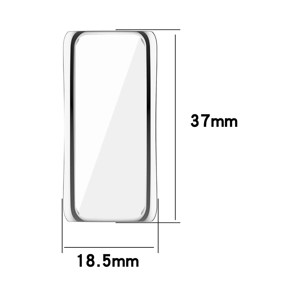 

Smart Watch Protective Case Wristwatch Present Shell Fashionable Dial for Fitbit Inspire 2 TPU Full Cover Guard