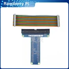 Плата расширения модуля ITINIT R65 Gpio T-типа, адаптер с 40-контактным разъемом Gpio гнездо-гнездо, Радужный кабель для Raspberry Pi 4