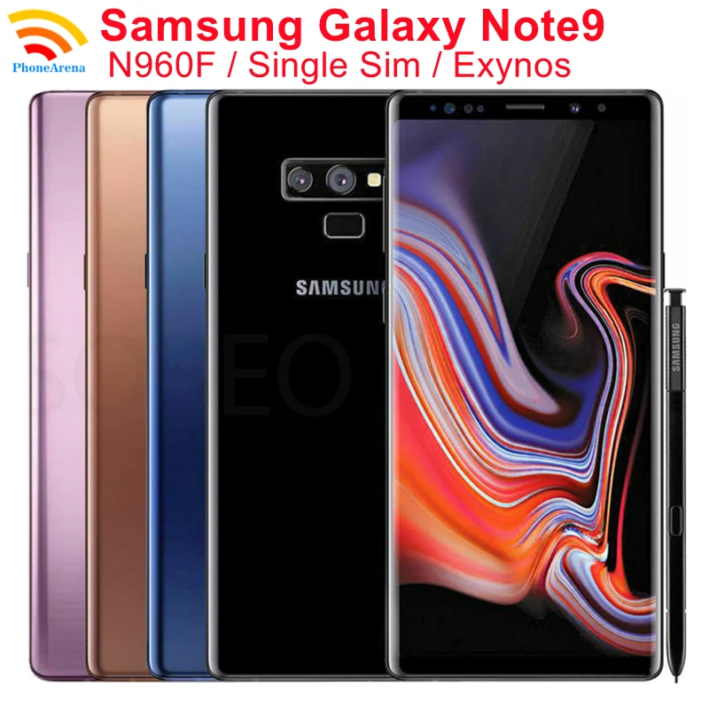 Samsung Galaxy Note9 Note 9 N960F 90% новая глобальная версия 6 4 &quotс оперативной памятью 6/8 Гб ROM