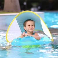 baby swimming rings circle sun protection canopy inflatable infant kids floating swim pool accessories bathtub summer toys
