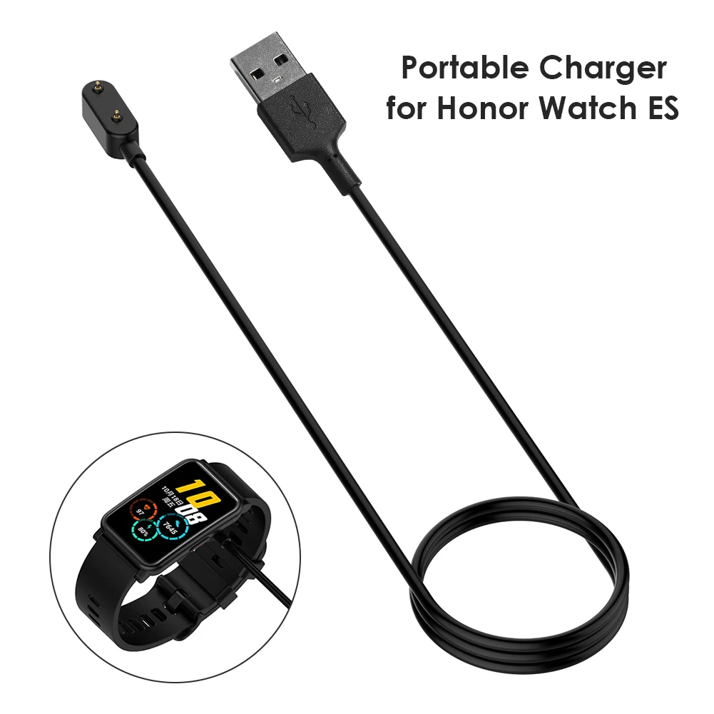 

1m USB Magnetic Charging Cable Dock Charger Adapter USB Charging Cable Cord Wire for Huawei Honor ES/Watch Fit/Children 4X