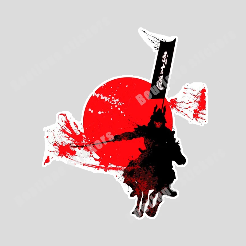 Японский Aikido Samurai Warrior Графическая броня Samurai Ninja Bushido Наклейка Виниловая наклейка подходит для автомобиля Мотоциклетный шлем