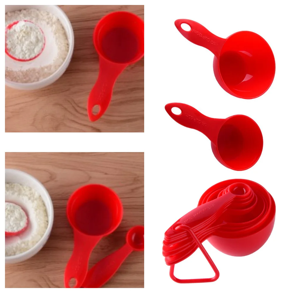 

8 шт./компл. мерные ложки Φ набор для измерения кухонные приборы портативные штабелируемые комбинированные чистые цвета