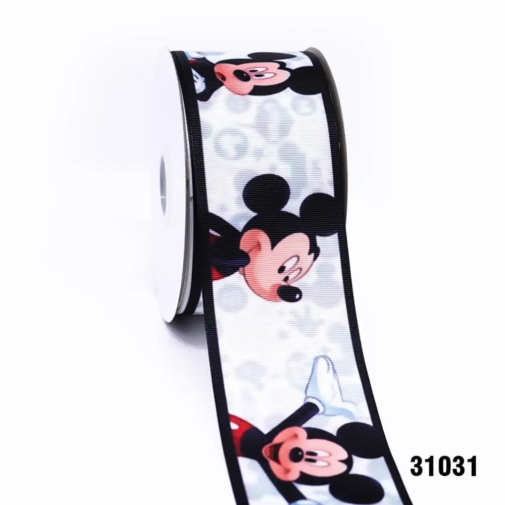 50 ярдов мультфильм напечатанный grosgrain ленты 31031 - Цвет: 31031