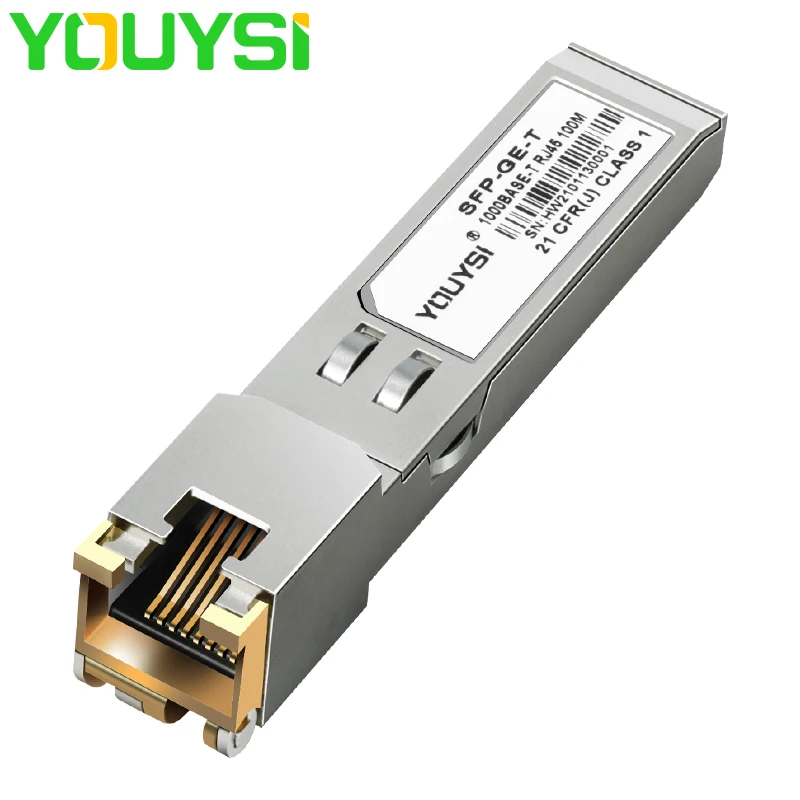 Модуль SFP YOUYSI 1000M RJ45 гигабитный модуль трансивера совместимый с Mikrotik/Cisco