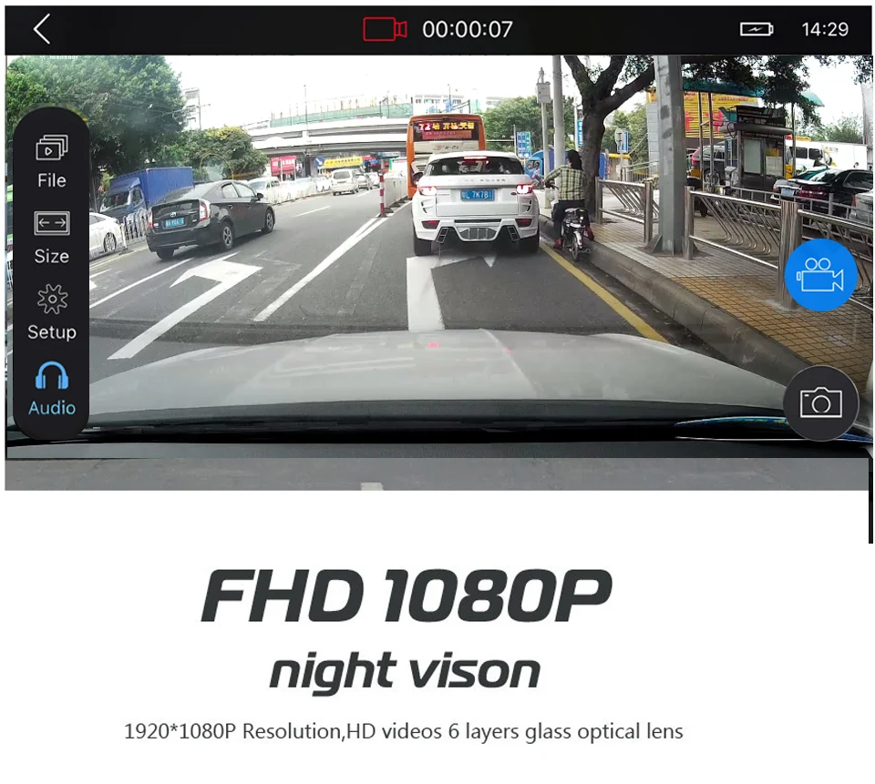 Smartour 4K WiFi Автомобильный видеорегистратор Камера NTK 96660 2160P Dashcam видео рекордер регистратор ночная версия монитор парковки