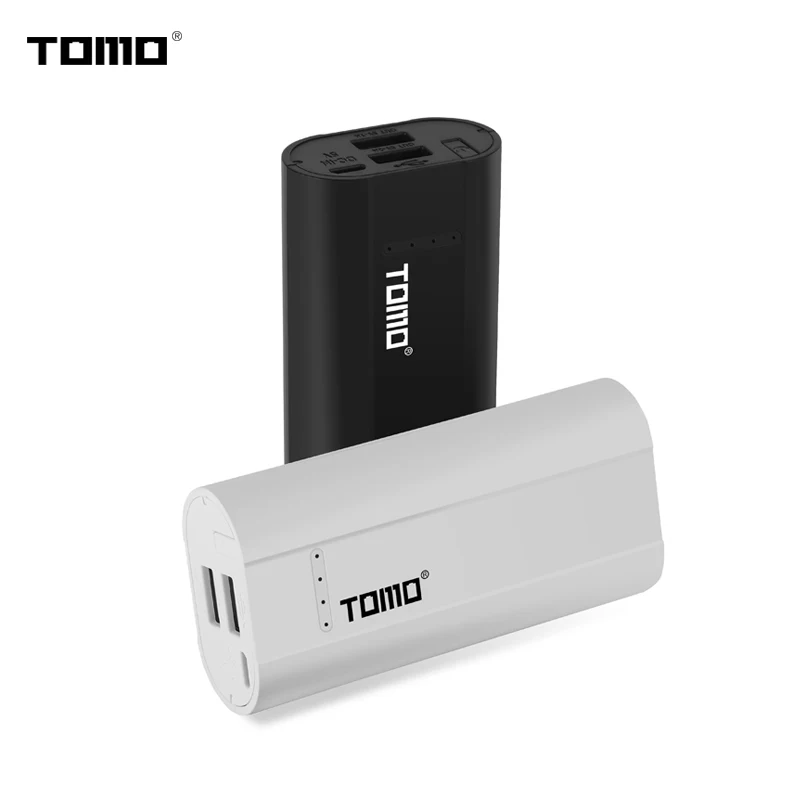 

TOMO P2 18650 lithium battery smart Charger Power Bank case Storage box DIY battery capacity LED indicator Dual USB output ports