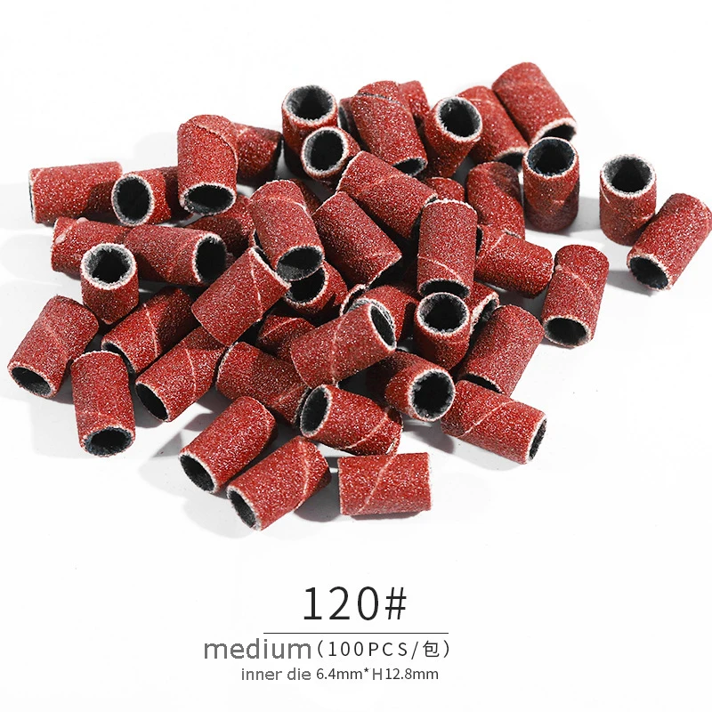 300 шт./пакет сделай сам фрезер для ногтей сверлильный шлифовальные ленты маникюра