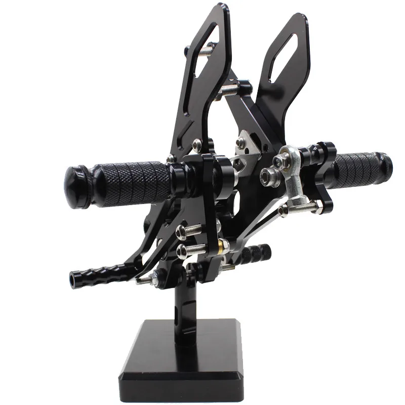 CNC алюминиевый мотоцикл Rearset мотоцикл подножка задние наборы регулируемая подножка для Kawasaki ZX10R ZX 10R ZX10 R 2004-2005