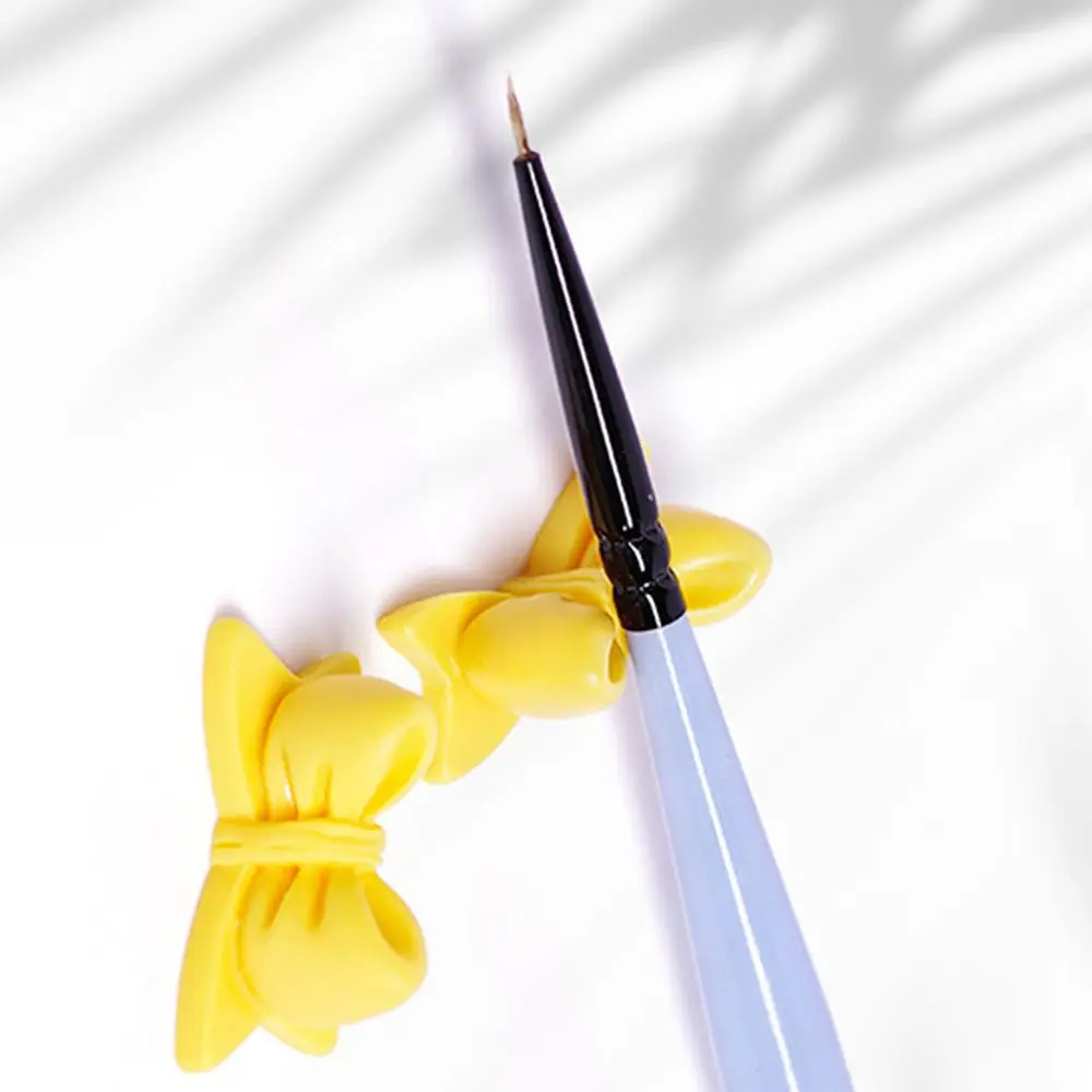 2 шт./компл. с милым принтом из мультфильма бантом Нейл-арт настольная подставка