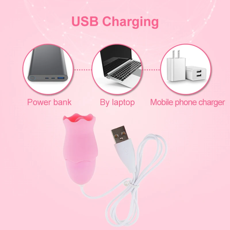 Вибрирующее яйцо для лизания языка секс игрушки женщин USB Перезаряжаемый