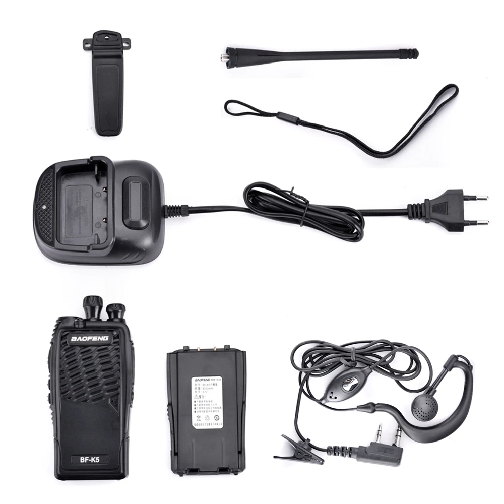 Baofeng Walkie Talkie BF-K5 Любительское радио Портативное двухстороннее радио Pofung K5 Woki Toki беспроводной Fm Ham трансивер