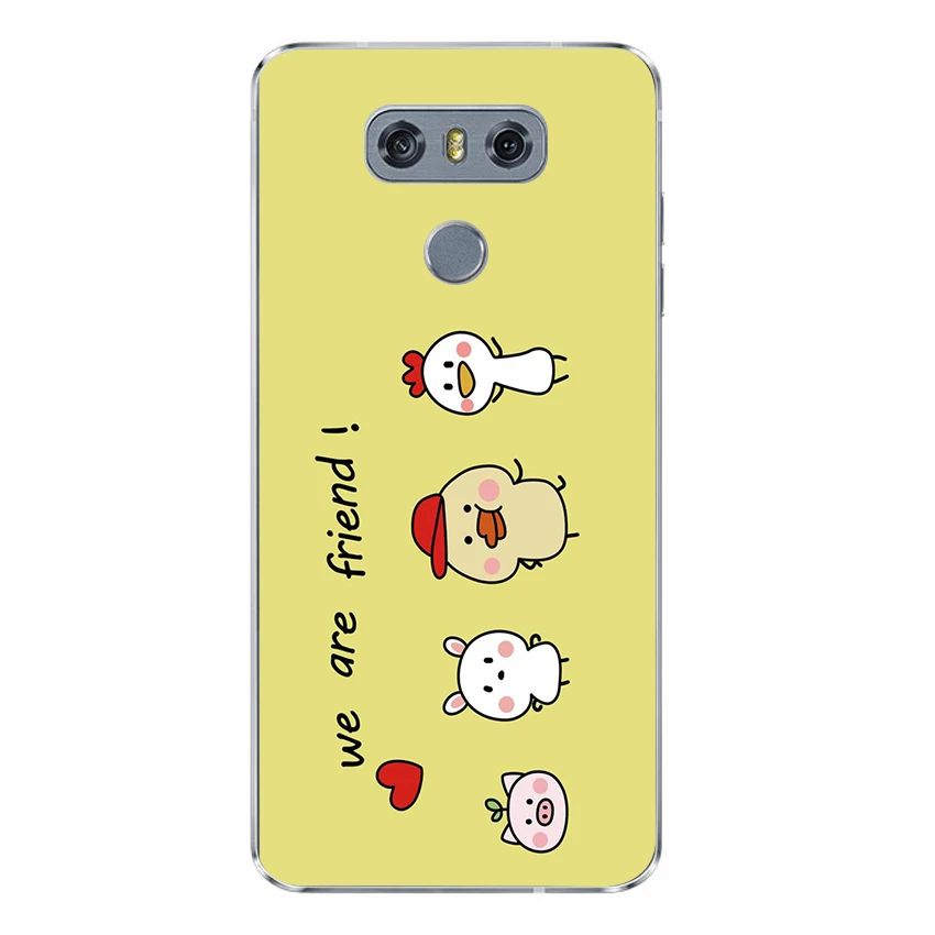 Ciciber милые животные Свинья для LG G7 G6 G5 G4 V40 V35 V30 V20 чехол телефона K11 K10 K9 K8 K4 2018 2017 X