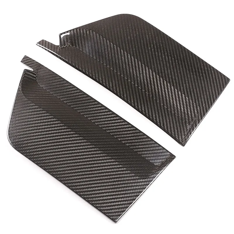 Настоящее углеродное волокно b-столб украшение для стекла автомобиля крышка