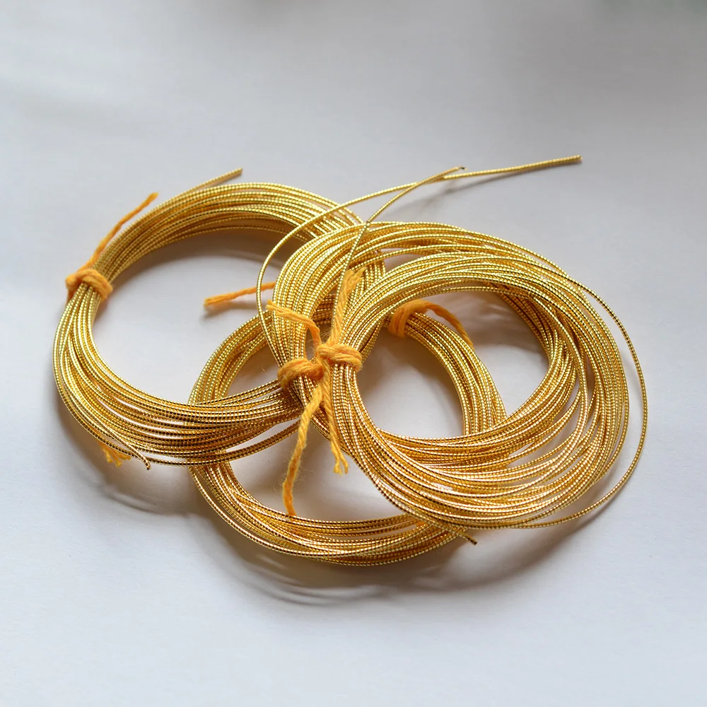Британский импорт позолоченный простая жесткая пружинная трубка Индийский Шелк