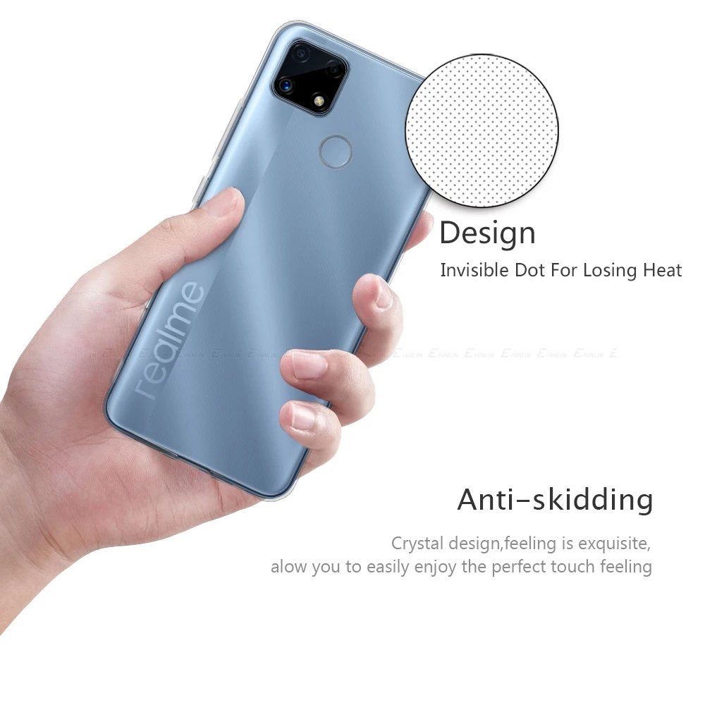 ultra thin clear soft protective tpu case for realme c21y c25s c25 c31 c35 c2 c17 c12 c20 c20a silicone back phone cover free global shipping