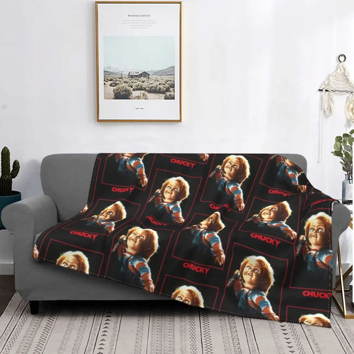 

Мягкое Фланелевое Флисовое одеяло для детей, в стиле фильма «ужасы»