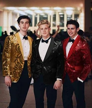 Abrigo de Liangpian para hombre, chaqueta de un solo Color para actuaciones, banquetes, bodas, trajes de flores (4)