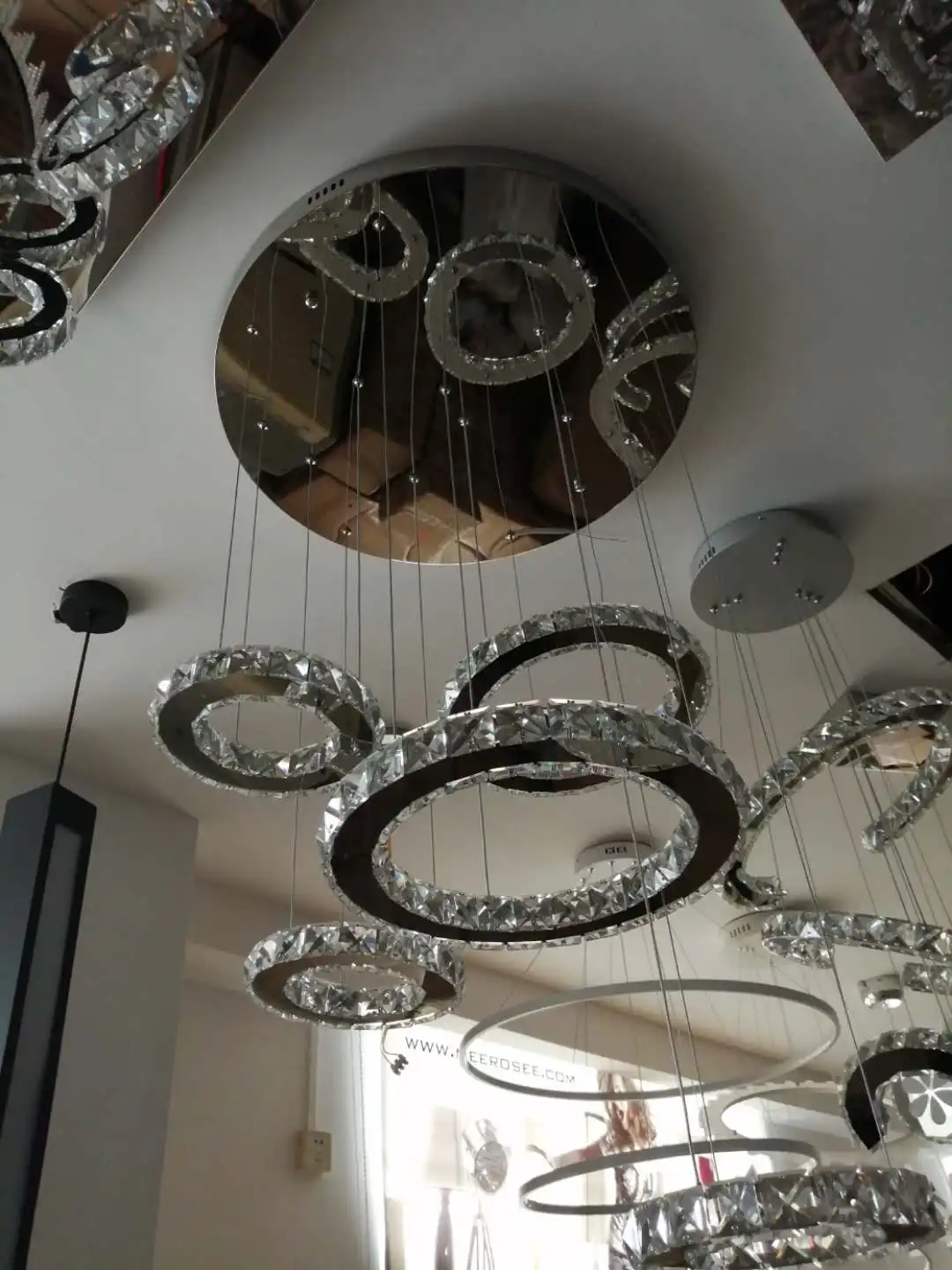 Скандинавские светодиодные подвесные светильники из нержавеющей стали K9