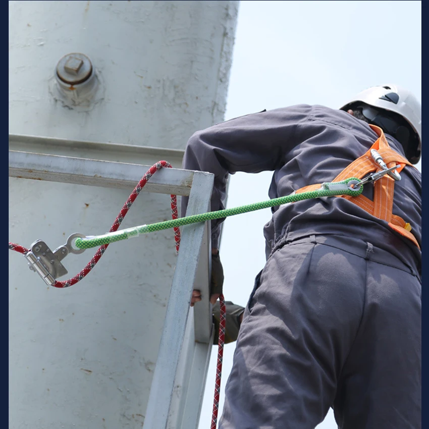 Ручной крючок для захвата веревки с амортизирующим шнурком 60 см подходит 16 мм