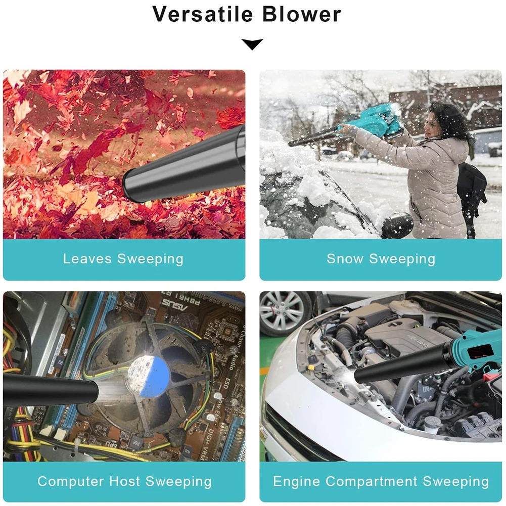 Аккумуляторная воздуходувка для Makita 21 в беспроводной пылесос компьютера 600