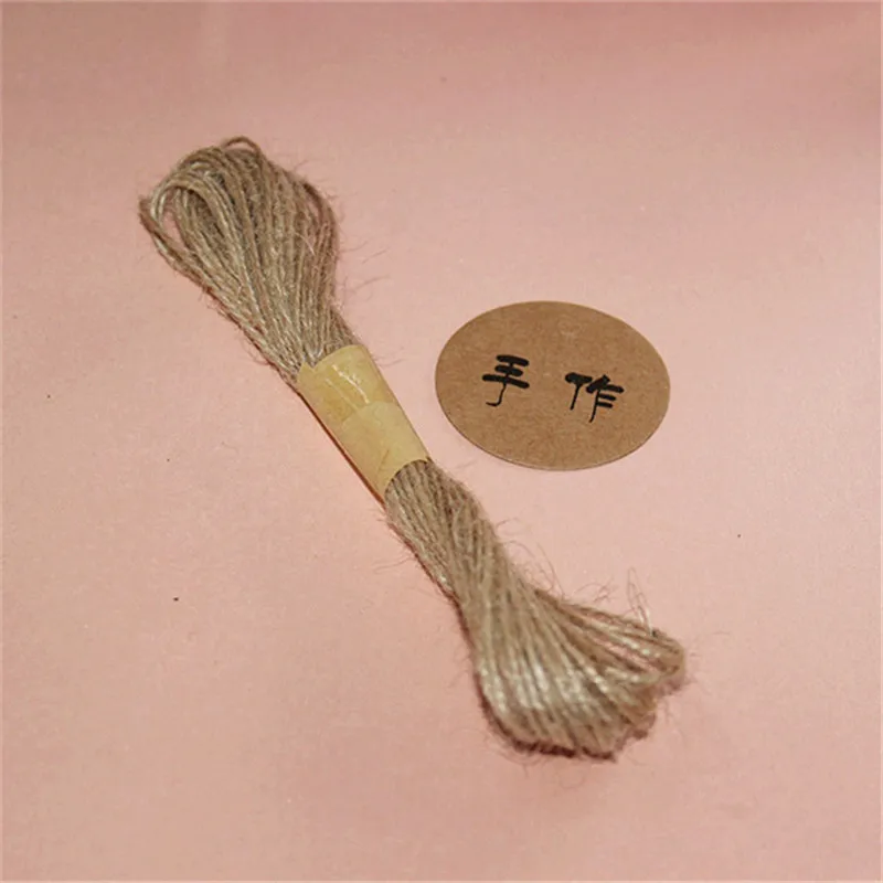 10 м/галстук 2 мм натуральный пеньковый Канат этикетка слинг аксессуары для дома