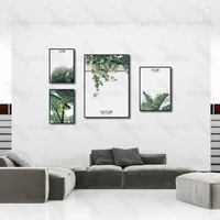 poster plant painting wall mountain creeper canvas painting living room decoration painting bedside painting sofa background