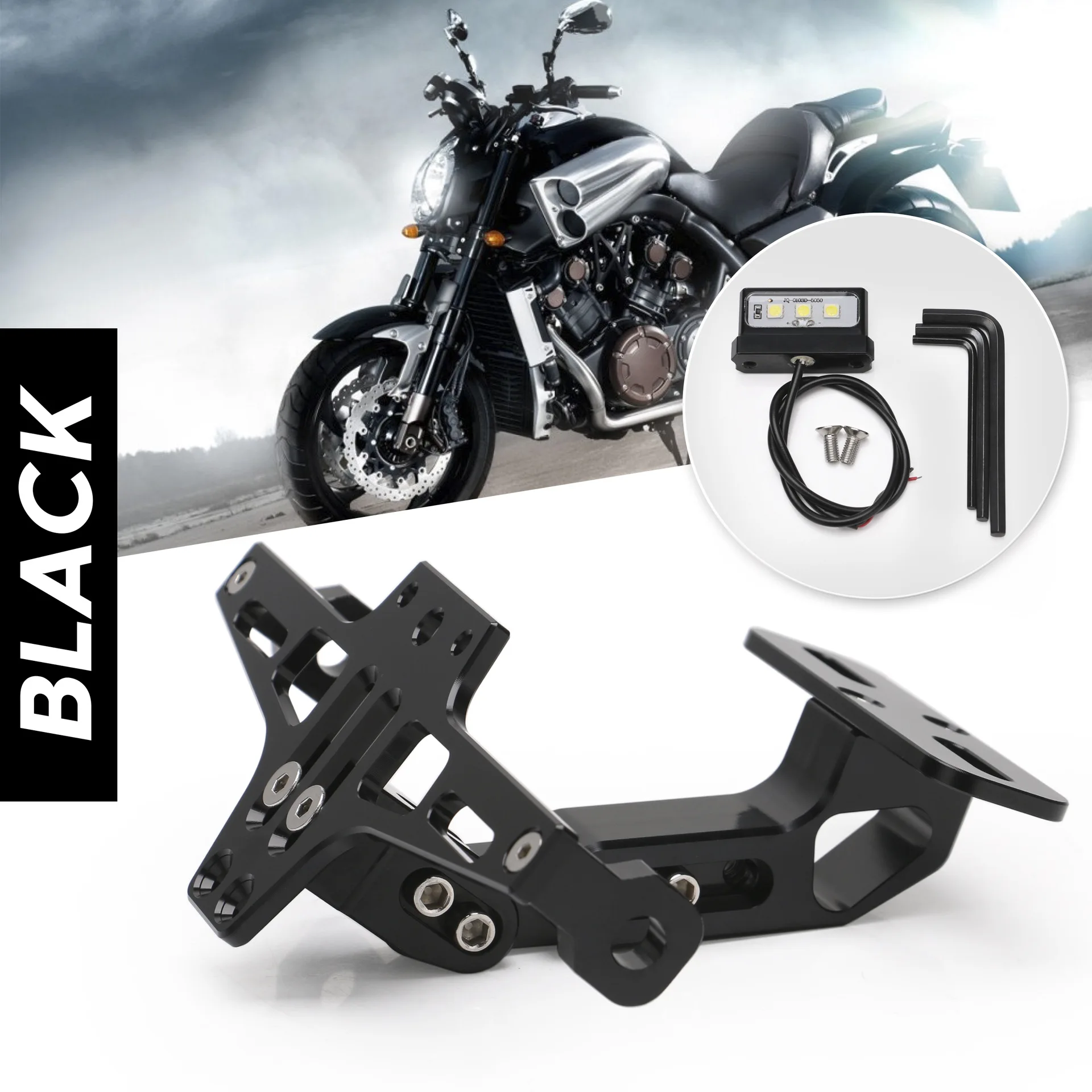 Для Yamaha MT07 CB MT-03 FZ07 FZ6 FZ1 MT09 CBR600 мотоциклетный Универсальный Кронштейн Рамка