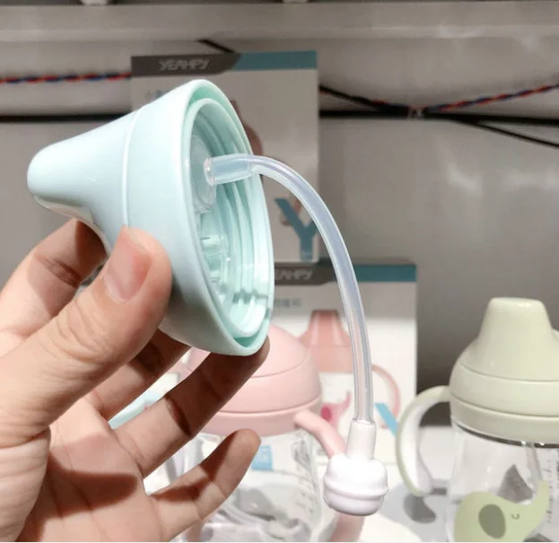 Детская бутылка с соломенной ручкой для обучения питьевой воде детская чашка